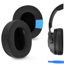 Geekria Sport Cooling-Gel Comfortable Replacement Ear Pads for Razer Kraken V4/V4X/V3Pro/V3X/V3 HyperSense Headphones Ear Cushions, Repair Parts (Black)