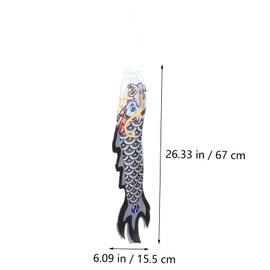 Outanaya Dragon Windsock Flag Vibrant Outdoor Hanging Decoration for Gardens and Patios Dragon -catching Garden for Celebrations and Luck Symbol