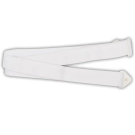 ConvaTec SM Ostomy Appliance Belt Adjustable White Adjustable up to 42"