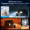 PERPOTAO 9005 9006 Bulbs Combo, 70,000LM 800% Ultra-Brightness, 60,000H Lifespan,