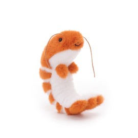 Apricot Lamb Lively Shrimp Stuffed Animals for Kids, Soft Cute Plush Toys for Baby Girl and Boy, 6 Inches