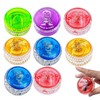 8 pezzi JoJo per bambini e adulti, LED luminosi JoJo