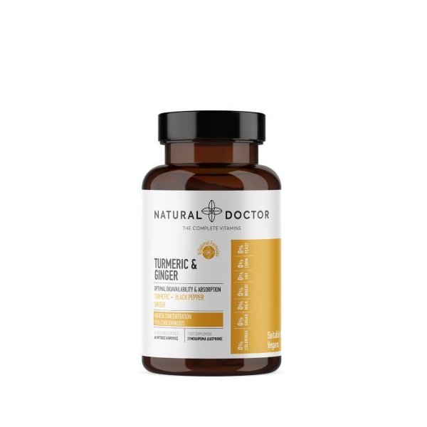 Natural Doctor Turmeric & Ginger, 60 Caps
