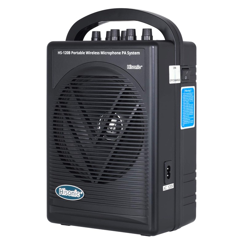 Hisonic HS120B Rechargeable & Portable PA (Public Address) System with