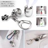 Looking Waterproof Mini Urn Pet Urn Capsule Keychain Pendant, Memorial