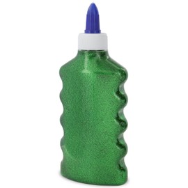 Emraw Assorted Sparkle Classic Bright Color Washable Liquid Glitter Glue in a 6.76 Oz Bottle for Arts Crafts (6 Pack)