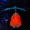 3D Printing Ice Dragon Fire Lamp Warm Night Light USB