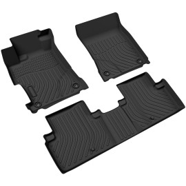 top-automall Auto Floor Mats for Acura ILX 2013-2022 Heavy Duty All Weather for Car 3pcs Set