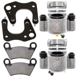 NICHE Front Left Right Brake Caliper Pad Set Pair for 2014-2019 Polaris Ace Ranger 400 500 570 800 1912120 1912119