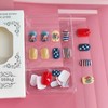 4th of July Press on Nails Extra Short Square Fake