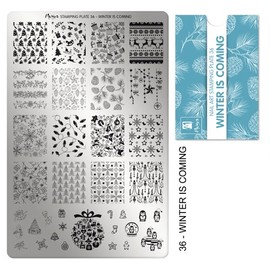 MOYRA Stamping Plate "Winter is Coming" Stamping Plate