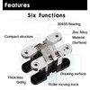 2PCS Stainless Steel 304 Hidden Hinge,Silent Close Invisible Mounting Folding