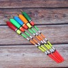 5PCS Multiple Color Balsa Wood Fishing Float Bobber Bite Indicator
