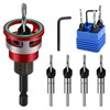 NCTNCX Countersink Drill Bit Set 6 Pieces 2.8 mm, 3.2