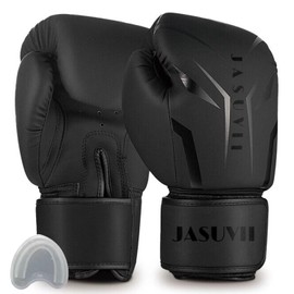 JASUVII Guantes de Box, Guantes de Lucha, Guantes de Entrenamiento para Hombres y Mujeres, Adecuado para Boxeo, Artes Marciales Mixtas, Kickboxing, Sparring, etc. (16OZ)