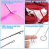 Outtshop 13 Pcs Drawstring Threader Tool, Loop Turner Sewing Tool,