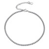 U7 Foot Bracelet Simple Style Barefoot Jewelry 316L Stainless Steel