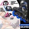 Inline Skates for Girls and Boys, Skates with Gel Wheels