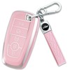 Joouheax for Ford Key Fob Cover with Keychain, Full Coverage