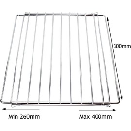 SPARES2GO Universal Adjustable Extendable Small Mini Oven Shelf for Caravan/Motorhome