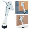 vibedor 1 Pack Kick Down Door Stopper, White Heavy Duty