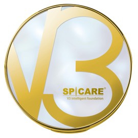 V3 Intelligent Foundation V3 SPF50 PA++++ 0.5 oz (15 g), Main Unit, Puffed, Salon Exclusive