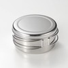 Wahei Freiz MH-1541 4-Piece Cooker Set, Stainless Steel, Camping, Cooking,