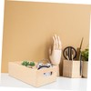 TEHAUX Box Wooden Organizer Box Small Tool Storage Crate with