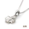 Barzaz Women's Clover Necklace, Simple, Quatrefoil Crystal, Metal, Crystal