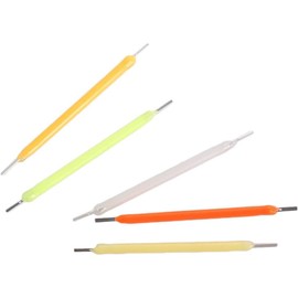 10PCS 3V LED Filament Bulb Repair Kit - Replacement Light Beads for Vintage Edison Lamps, DIY Incandescent Bulb Accessories with Heat-Resistant Glass and Gold Wire Connectors (Green)