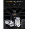 MIKKUPPA 24PCS M12x1.5 Lug Nuts - 3/4" Hex 1.38" Tall,