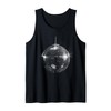 Retro Mirror Ball Disco Design Tank Top