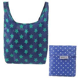 XIAOJINGQINGAQ 2 Packs Foldable Shopping Bags Reusable Eco-friendly Grocery Tote Bags Water Resistant Shopping Tote Bag Shopper Bag Folding into Attached Pouch