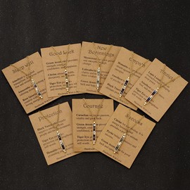 Yspokfay Healing Crystals Stones Necklace Spiritual Energy Healing Stone Pendant Necklace Anxiety Necklace-Empath