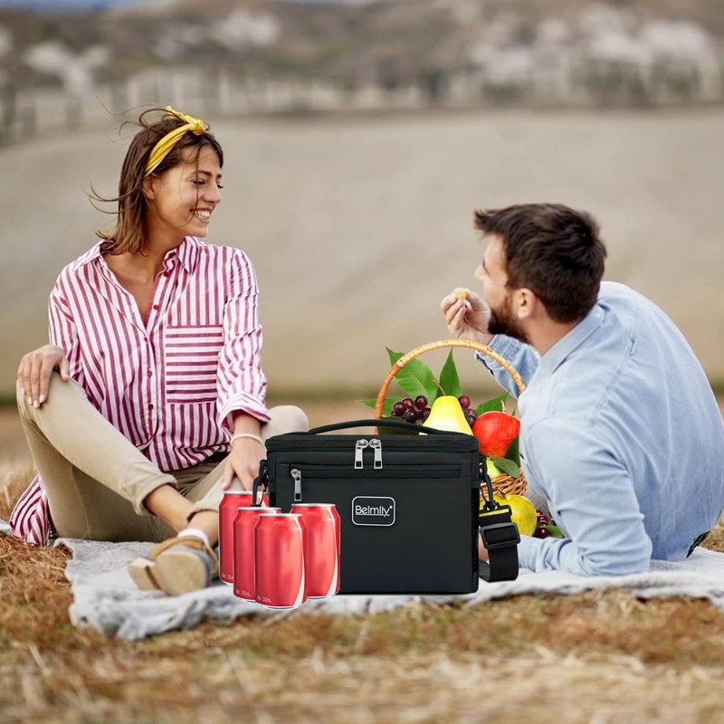 BEIMILY Lunch Box for Men/Women, Small Insulated Lunch Bag, Leak-Proof