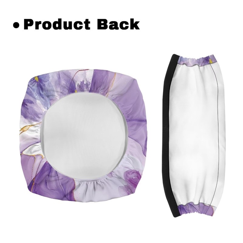 LedBack Rollator Walker Accessories for Walkers Purple Butterfly Marble Walker