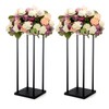 2 Pcs 32'' x 9'' Black Wedding Decoration Table Centerpieces
