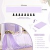 Light Purple Chiffon Table Runner 27x120 Inches Rustic Table Runners