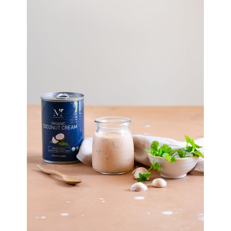 Mementa Inc Organic Coconut Cream 400 ml Can (Pack of