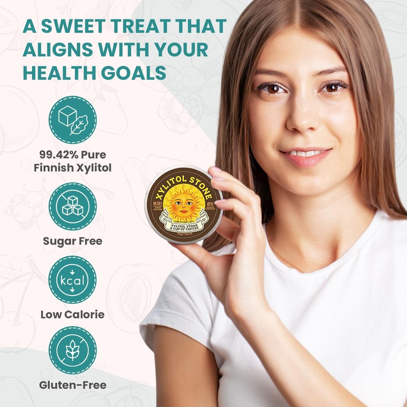 Xylitol Stone Sugar Free Candy - Vegan & Keto Friendly
