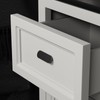 Peaha 10 Pack Matte Black Finger Pulls for Cabinets Edge