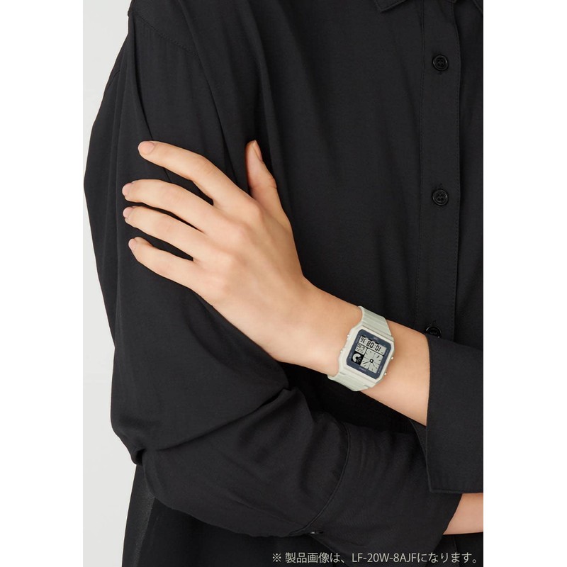 Casio LF-20W-1AJF Standard Wristwatch, Unisex, Black