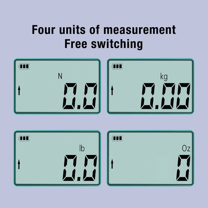 Digital Force Gauge Push Pull Thrust Meter Dynamometer Tension Pressure