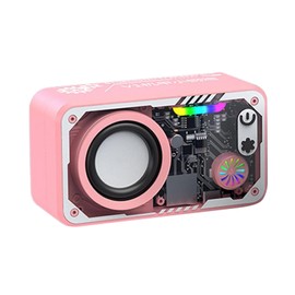 Portable Speaker,Vibrant Sounding Audio - Robot Style Wireless Speaker with 3D Surround Sound and Colorful LED for Beach Party Camping