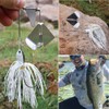 Sougayilang Fishing Lure Buzzbait Spinner Bait Topwater Bait for Bass