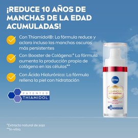 NIVEA LUMINOUS630 Anti-manchas Serum Facial Anti-Edad (30 ml) - Con Ácido Hialurónico y boost de colágeno, para una Piel Luminosa y visiblemente más j