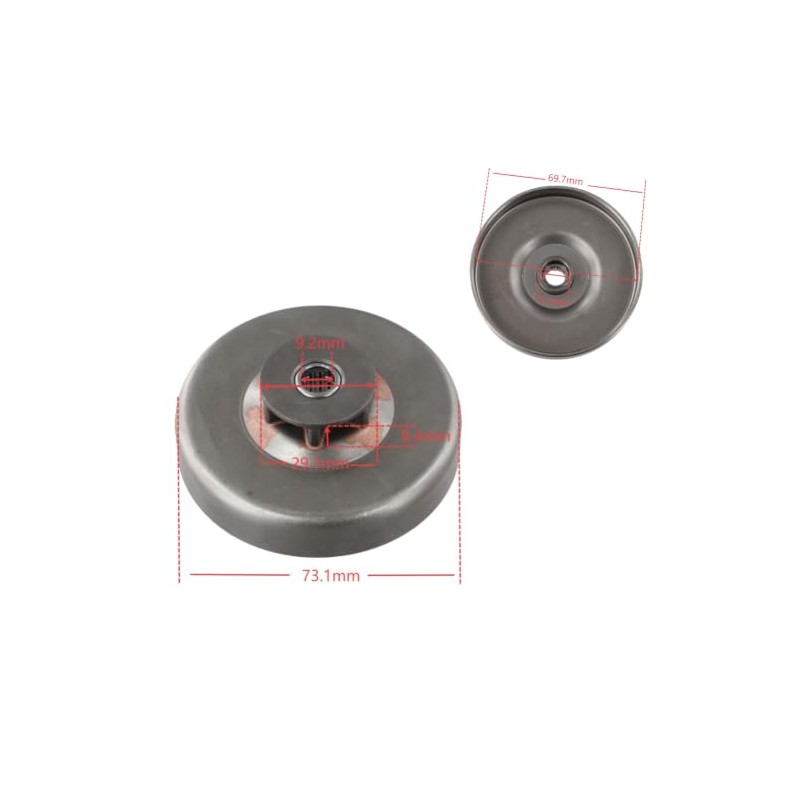 Replacement sprocket 6415503 6 teeth for efficient chainsaw operation in