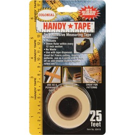 Colonial Handy Tape Self-Adhesive Measuring Tape-25 Feet