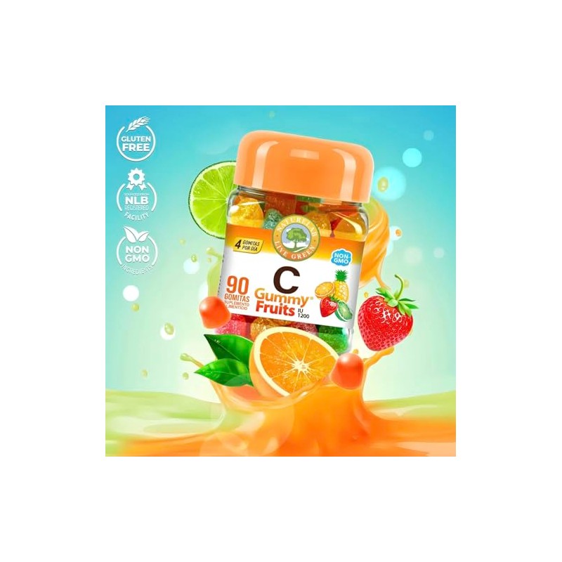 Naturelab Vitamina C Gummy Fruits Adultos 90 Gomitas Sabor Frutal