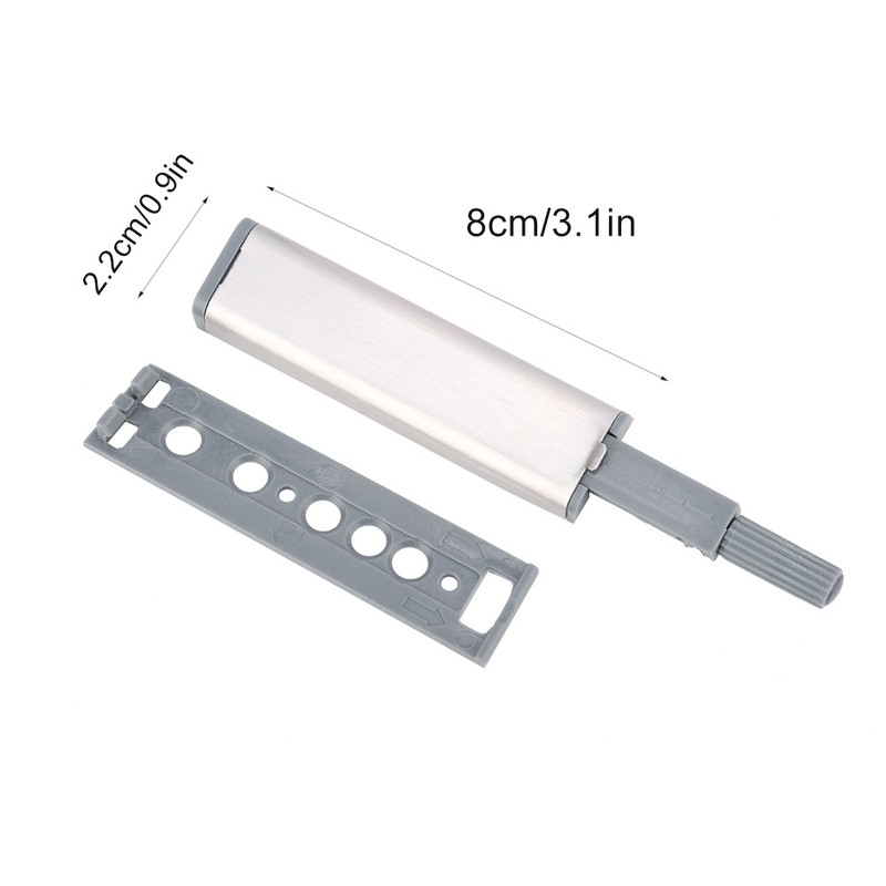 10pcs Cupboard Cabinet Drawer Closet Door Latch Push to Open